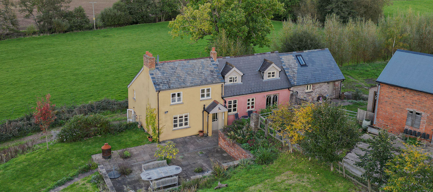 Welsh cottage sleeps up to eight people at Beili Glas in Monmouthshire, Wales