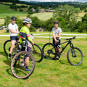 Mountain Biking Track at Beili Glas, Monmouthshire, Wales